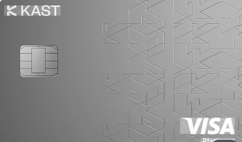 KAST 크립토카드 실물 이미지